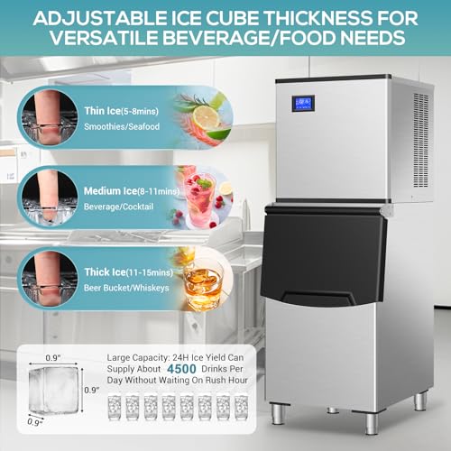 Commercial ice maker machine