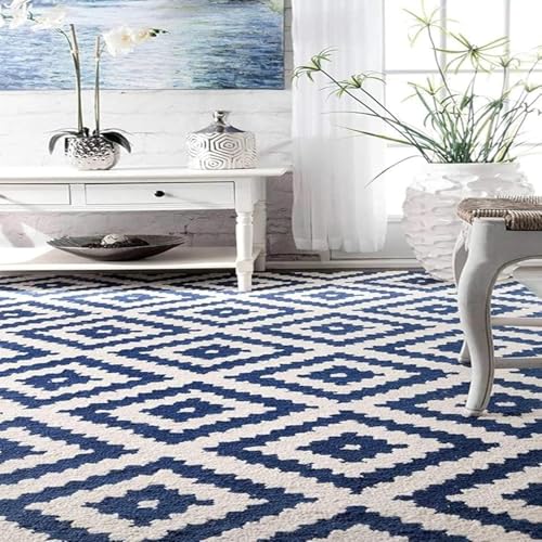 Image of Sifa Carpet Hand Made Tufted Area Rug | Soft Wool Carpet with Cotton Backing | Elegant Home & Office Floor Decor Weight- (35 Pound) Size-(198X288Cm) 6.6X9.6 Feet,