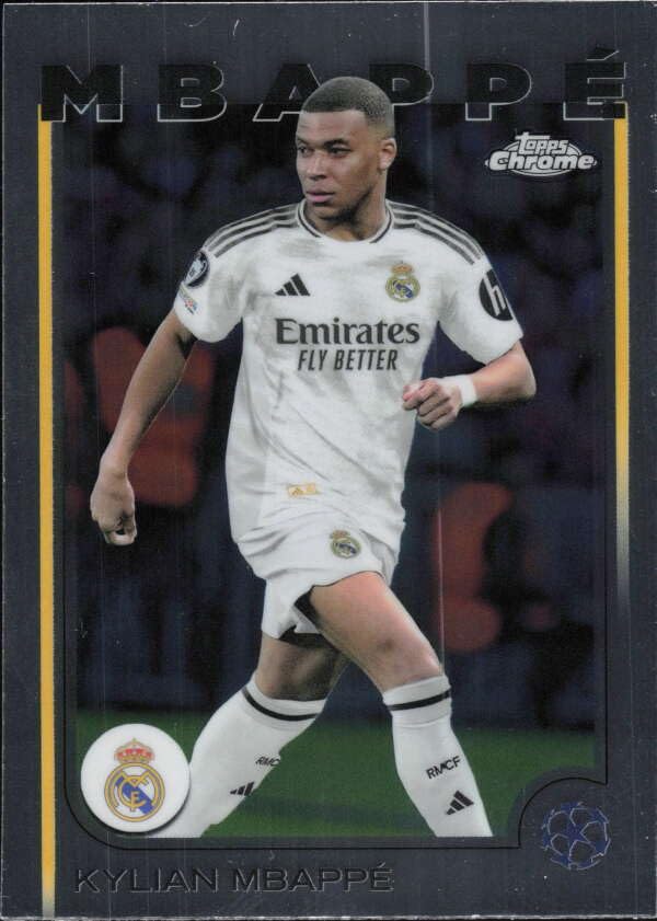 Amazon.com: 2024-25 Topps Chrome UEFA Club Competitions #1 Kylian