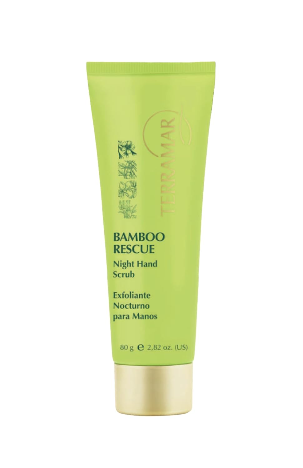 Terramar Bamboo Rescue Night Hand Scrub - Overnight Exfoliating Treatment with Bamboo Extract - Smooths Roughness, Softens Dry Hands, Gentle Polish
