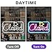 Neon Closed Signs for Business, 16.5''x 9'' Closed Sign LED, Super Bright Closed Neon Sign(Yellow&Red&Blue), with ON/OFF Switch & Adapter, Ideal for Window, Wall, Bars, Retail Store, office, etc.