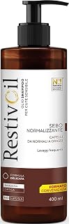 RestivOil Physiologically nourishing shampoo for hair, physiological oil with protective and repair moisturizing action, for normal to oily hair, 400 ml