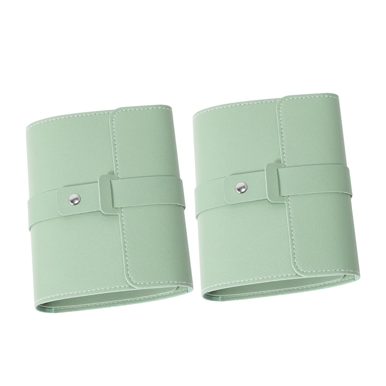 Organisateur de bijoux voyage en PU 2 pièces sac pliable portable pour boucles d'oreilles