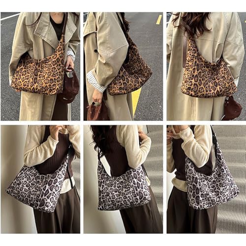 Bolso de mano mujer estampado leopardo multifuncional miniatura 7