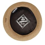 Kangol Czapka Baskijska Anglobasque - beret baskijski damski wełniany zimowy Z podszewką Zima wiosna-lato jesień-zima - S (54-55 cm) camelowy