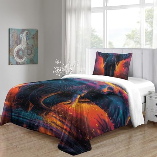 Parure de lit en microfibre brossée douce avec fermeture éclair pratique - 5