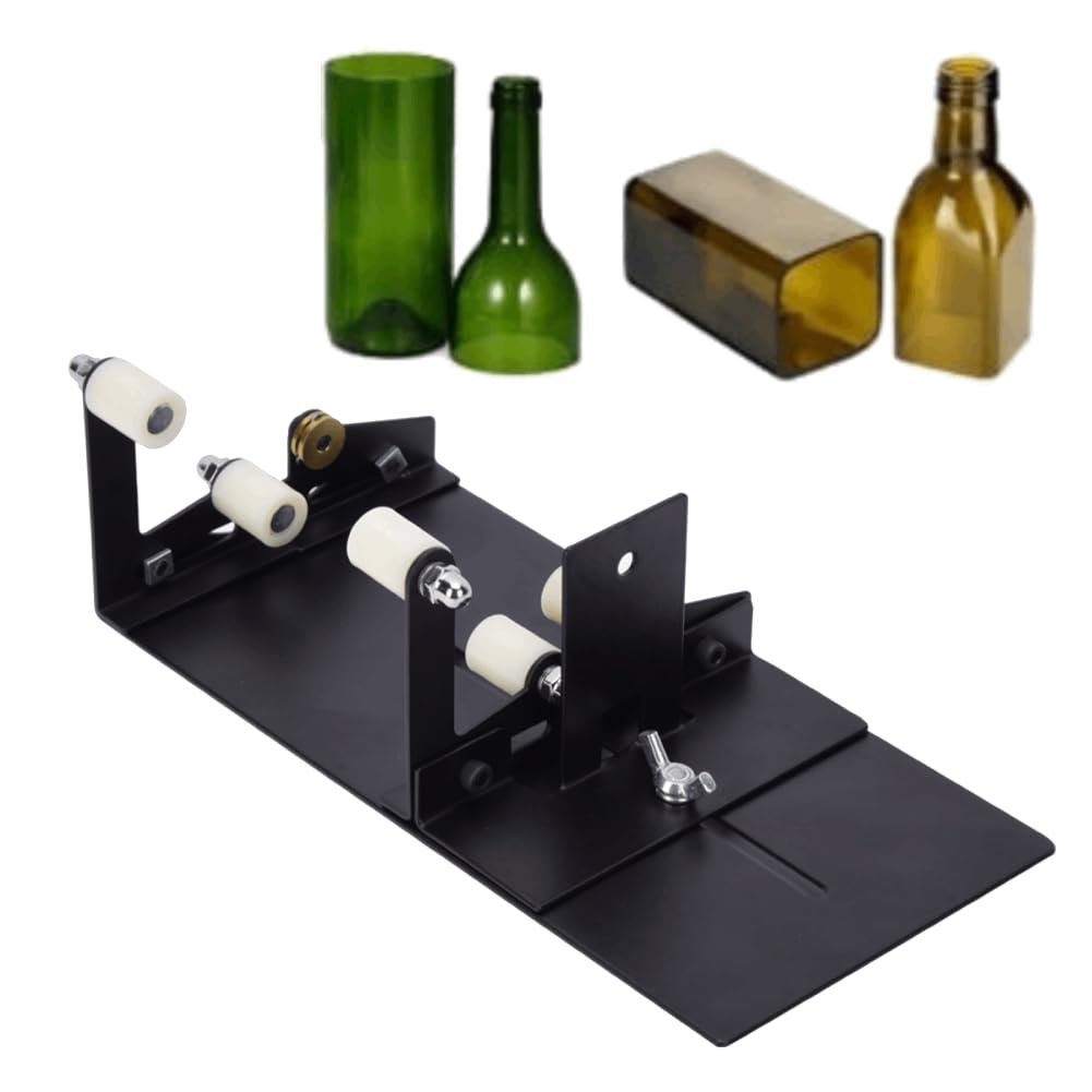 Coupe-bouteille en verre manuel pour recycler vos bouteilles rondes de vin