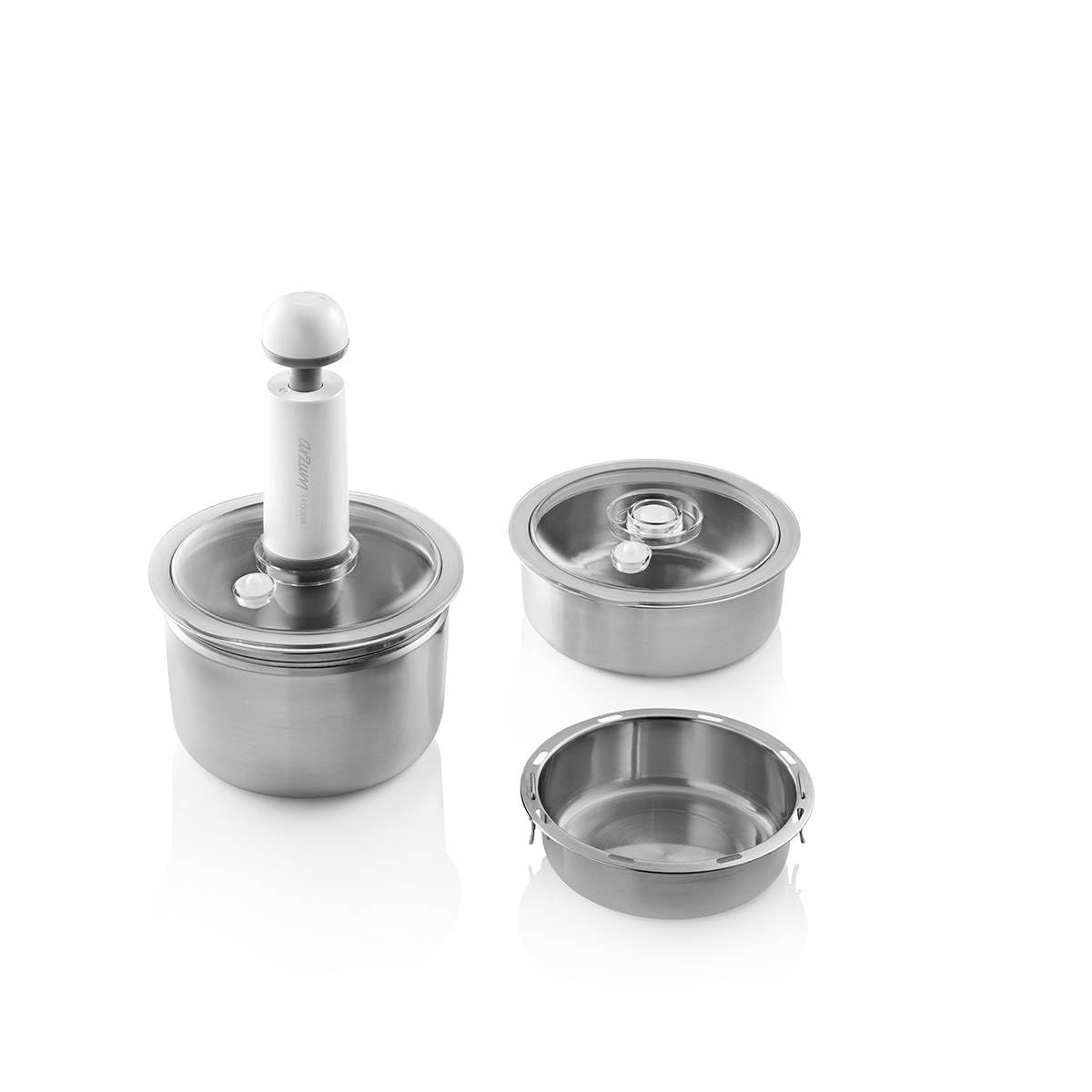 Arzum AR1073 Conjunto de Fiambrera y bidón Reutilizable 1650 L Acero Inoxidable Blanco