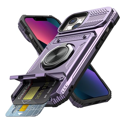 Vofolen for iPhone 13 Wallet Case with Card Holder [Store 2 Cards] Purple by Vofolen - Used condition - US$5.68