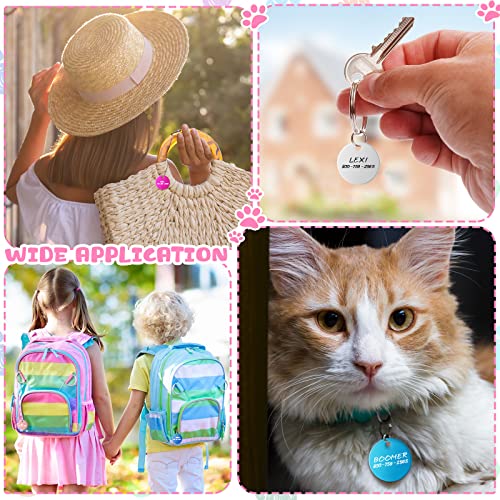 Sadnyy SADNYY-SUPPLIES -09 100 Pcs Blank Dog Pet Tags 25 Mm thumb #6