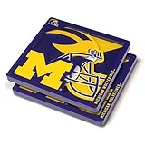 YouTheFan NCAA Michigan Wolverines 3D Logo Series Coasters