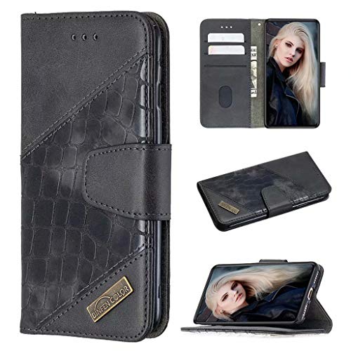 xinyunew Funda para Nokia 3.4,Funda Libro Nokia 3.4, Funda Móvil Nokia 3.4 Magnético Carcasa para Nokia 3.4 Funda con Tapa, Negro