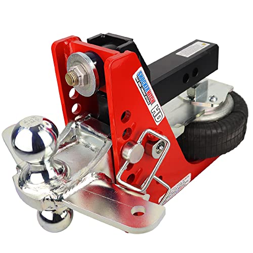 Shocker Hd 20K Air Hitch Combo Ball Mount With Sway Bar Tabs, Fits 2" Hitch #TOP12