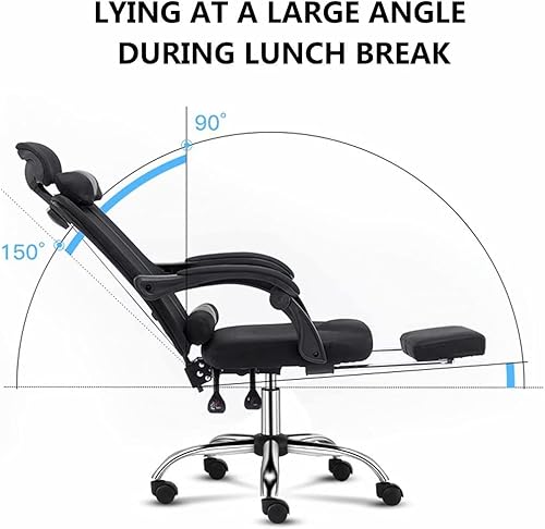 Miniatura 2 de Sillas de oficina para personas pesadas, sillas de malla para escritorios de oficina, sillas de escritorio de computadora con soporte trasero,