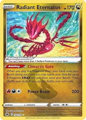 Pokemon - Radiant Eternatus 105/159 - Crown Zenith - Ultra Rare Card
