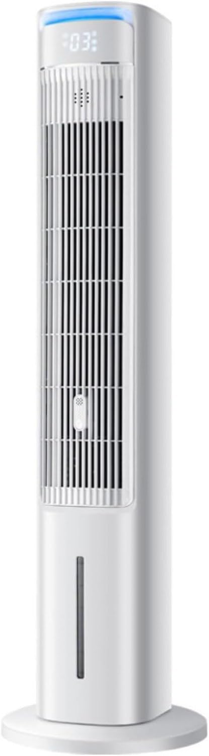 Torre de Aire Acondicionado Portátil Sin Ventana, Ventilador que Expulsa Aire Frío con 3 Velocidades, Eficiencia Energética, Oscilación de 80°, Enfriador Evapor, Remote Control Model, 29*20*102CM