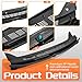 JMTAAT Windshield Wiper Cowl Panel Compatible with 2006-2011 Honda Civic Excluded Si, Replacement for 74200SNAA00 Air Inlet Window Cover Cowl Top Front Center Textured Black Plastic PP