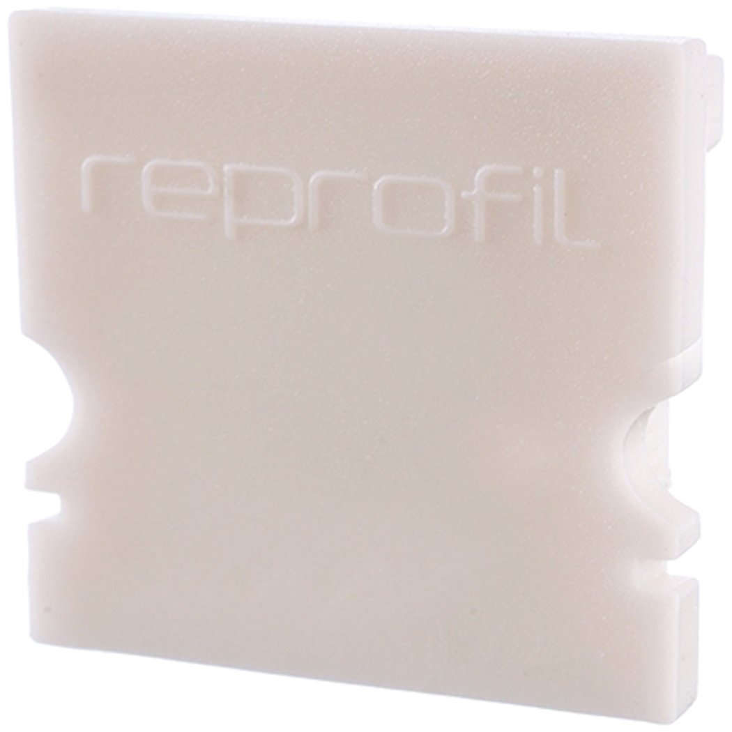 Reprofile 979110 21 mm 2-Piece H-AU-02-15 End Cap, White