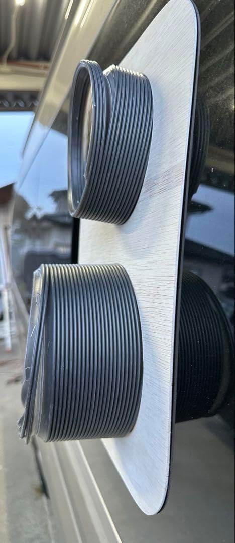 エコフローwave2専用 ダクトパネル 運転席側小窓用 未塗装 エコフローwave2専用 ダクトパネル 運転席側小窓用 未塗装 エコフロー