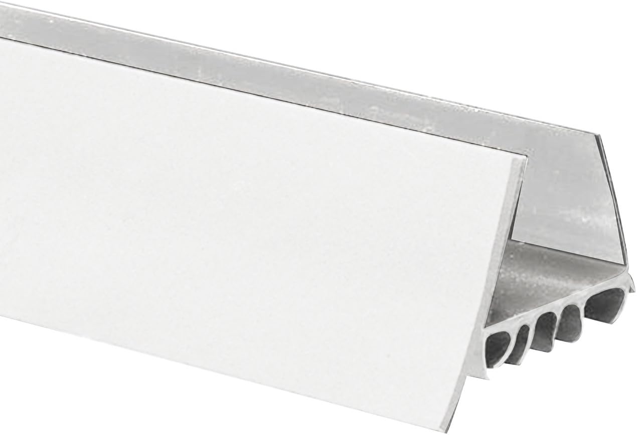Frost King UDB77W Thermoplastic Slide-On Door Bottom, 1-3/4In Wide x 36In Long, White