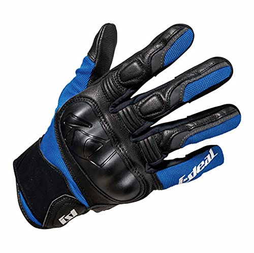 アイディール(IDEAL) バイク用 グローブ ID-014 アンチH2O(ANTI H2O) ブルー Lサイズ ID014BL/L