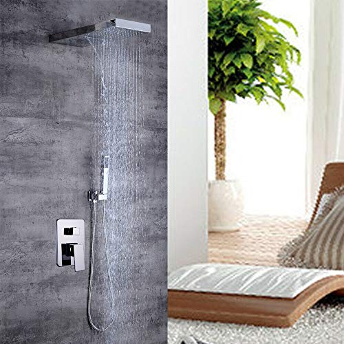 Ensemble de douche encastrable mural SENDERPICK aux finitions durables - 3