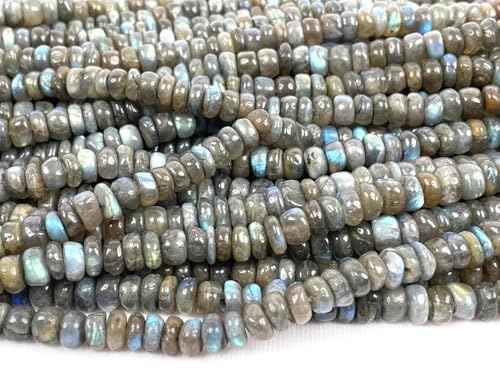 Perles en labradorite naturelle de 8mm pour des bijoux d'exception