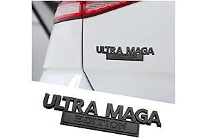 Rocket M5 Ultra MAGA Edition Emblems: Embody American Greatness on Your Vehicle