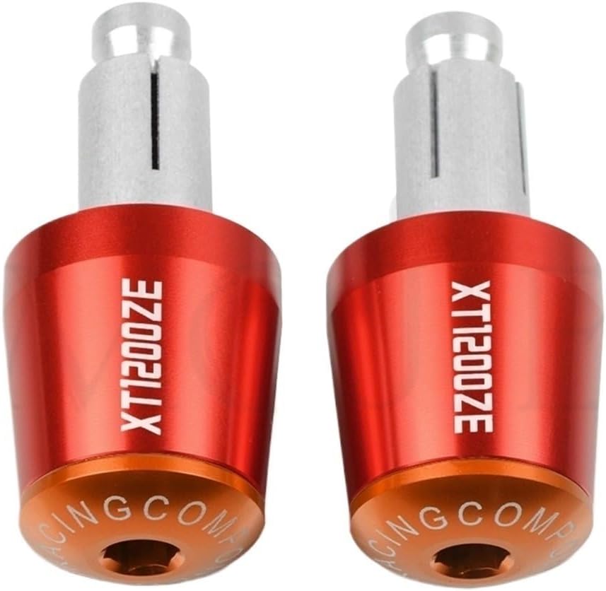 Motorcycle Handlebar Grips End Handle Bar Cap End Plug Compatible with Ya ma ha XT1200Z/ZE Super Tenere XT1200 XT 1200 Z ZE 2010-2018 Grips Bar Ends