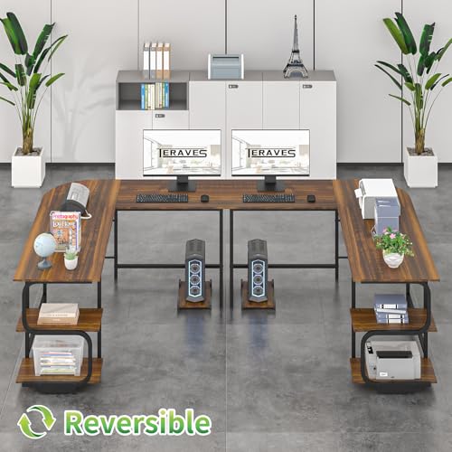 L shaped executive office desk