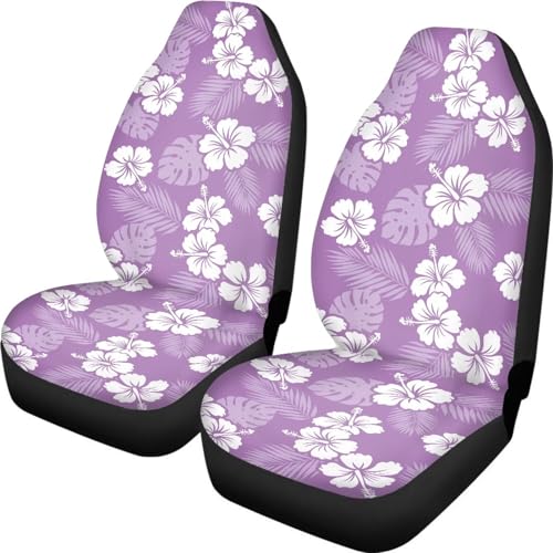 Couvre sieges de voiture pour SUV et berline look hibiscus