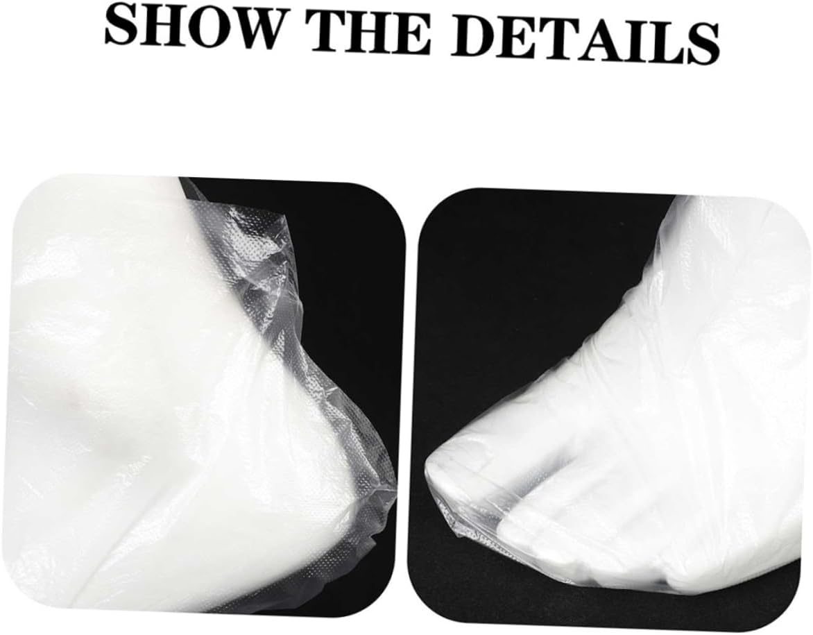 YARNOW 100pcs Disposable Foot Covers for Skating Shoe Fitting Foot Care for Cleanliness Amusement Parks Ski Resorts