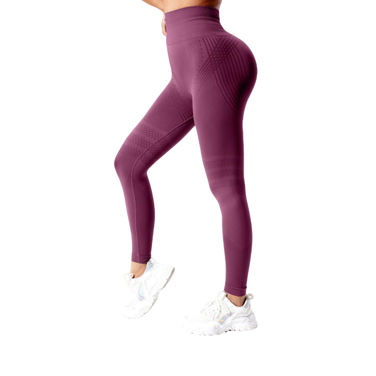 Felira FigurPro Leggins，3D Kompressions-Leggings Damen - Anti-Cellulite, Fördert die Durchblutung，Push Up & Booty Scrunch, Hochtaillierte Sporthose für Yoga und Pilates