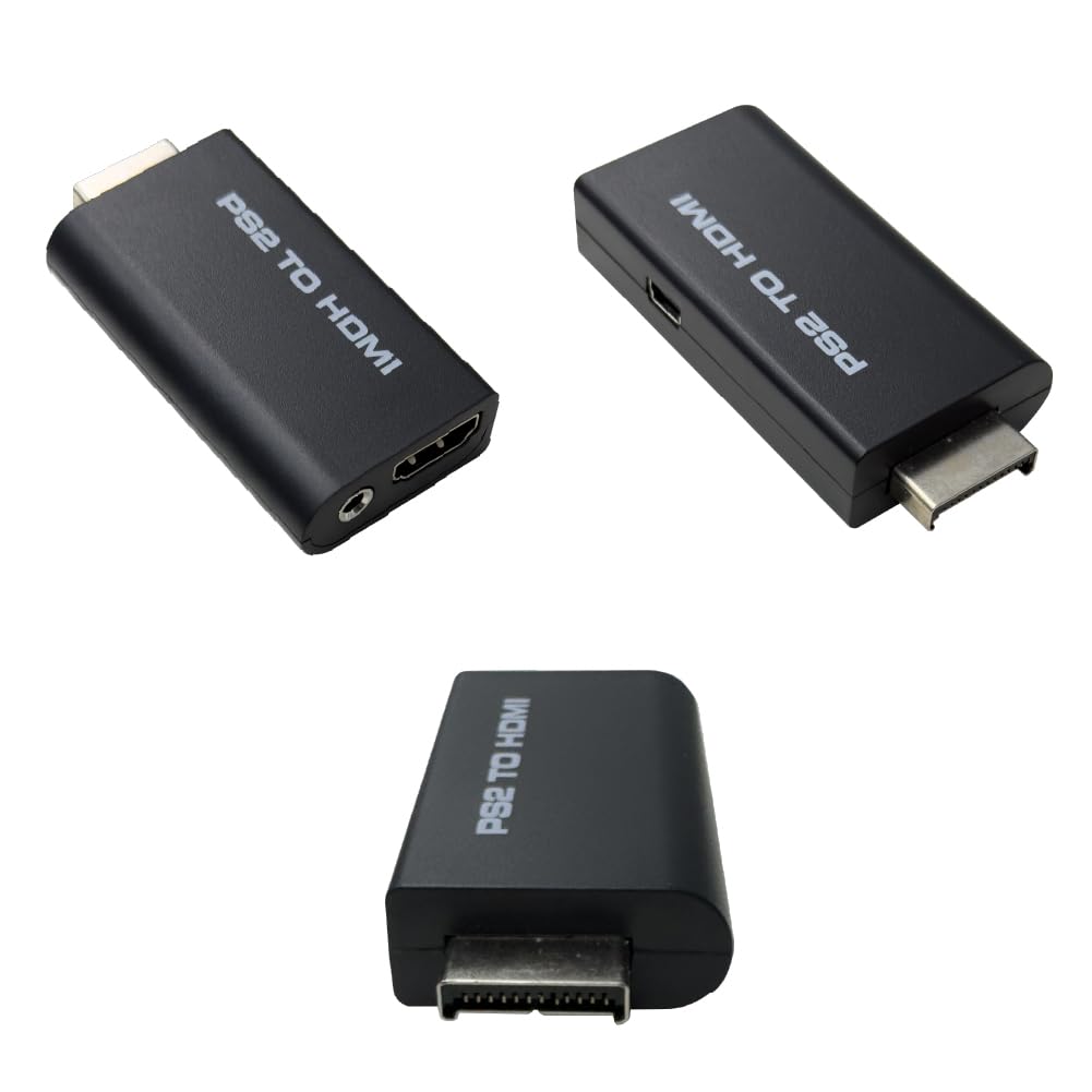 Amazon.co.jp: PS2 HDMI 変換アダプター、HDMI 出力対応、480i/576i