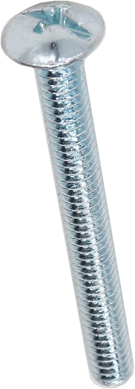 30pcs 8-32 x 1-5/8" Pull Knob Machine Screws, 40mm Long, Combo Phillips Drive, Zinc Plated