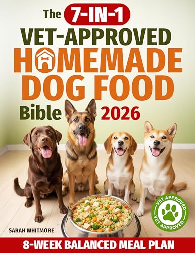 The 7-in-1 Vet-Approved Homemade Dog Food Bible: Easy, Allergy-Friendly Recipes to Boost Immunity, Support Weight, Relieve Arthritis, Protect Kidneys and Help Dogs of All Ages Thrive