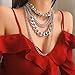 CSIYANJRY99 Chunky Silver Necklaces for Women Layered Silver Necklaces for Women Punk 80s Hip Hop Necklace Cuban Link Chain Statement Necklace 90s Freaknik Outfit Accessories 2026