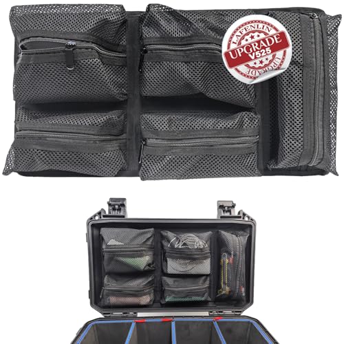 Image of LAFENLIN Lid Organizer for Pelican V525 Case, Hook & Loop (No Screw)