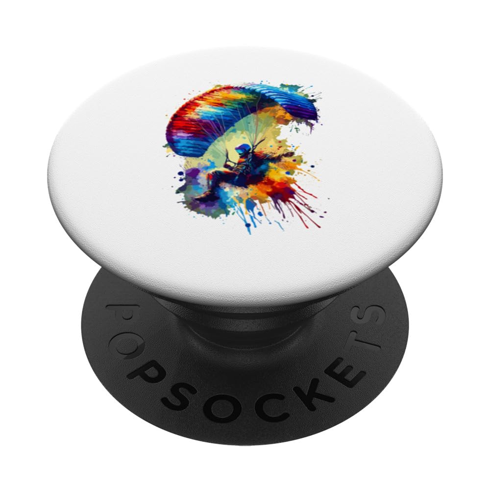Colorful Splash Art Skysurfing Skydive Skysurf Skysurfer PopSockets Swappable PopGrip