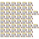 KOXAMVTUX ✦［Pack of 50］ BR-AGCF2W 6V 2200mAh Battery Replace for A98L-0031-0011 for Fanuc System with Brown Plug