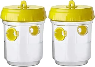 2 pcs/Pack Hornet Catcher Wasp Trap Outdoor Hanging, Wasp Trap Bee Trap Catcher Beekeeping Equipment Hornet Catcher for Garden/Apiary