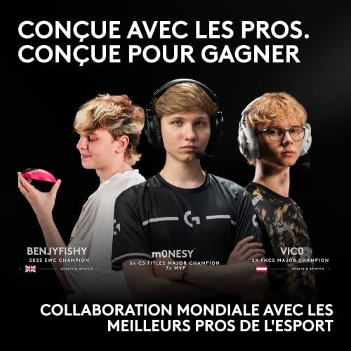 Logitech G Pro X3 SUPERSTRIKE, Souris Gaming sans Fil Lightspeed