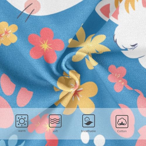 Cats with Cute Kitty Paw Little Boys Pure Cotton Nighttime Underwear Breathable Children Panties3