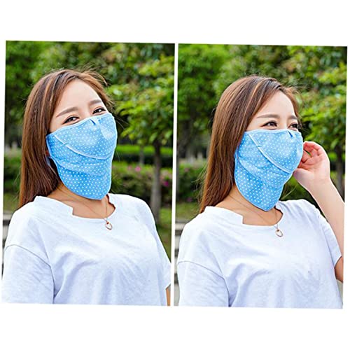 CLISPEED Cachecóis Ciclismo Máscara Facial Lenço À Prova De Vento Azul