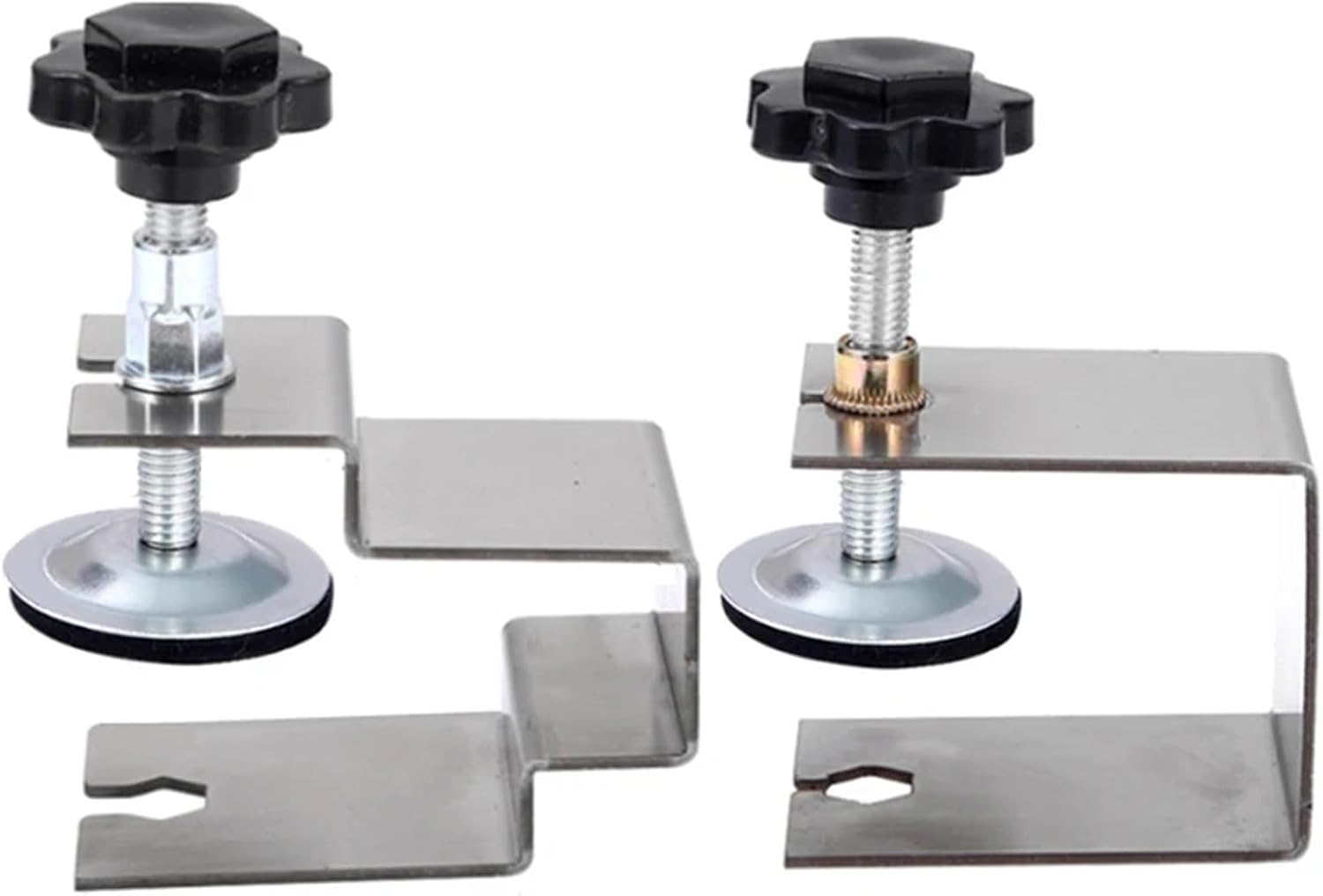 Drawer Fixing Clip, Drawer Front Clamp Installation Clamps Holder Aids Jig Tool Adjustable Fixing Clip 1PCs(Straight)