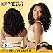 Sensationnel Butta Lace Precut Wigs - Unit 11 Glueless Extra Wide 5 Inch Deep Parting Synthetic Pre Tweezed Smaller Knot Hairline (1B OFFBLACK)