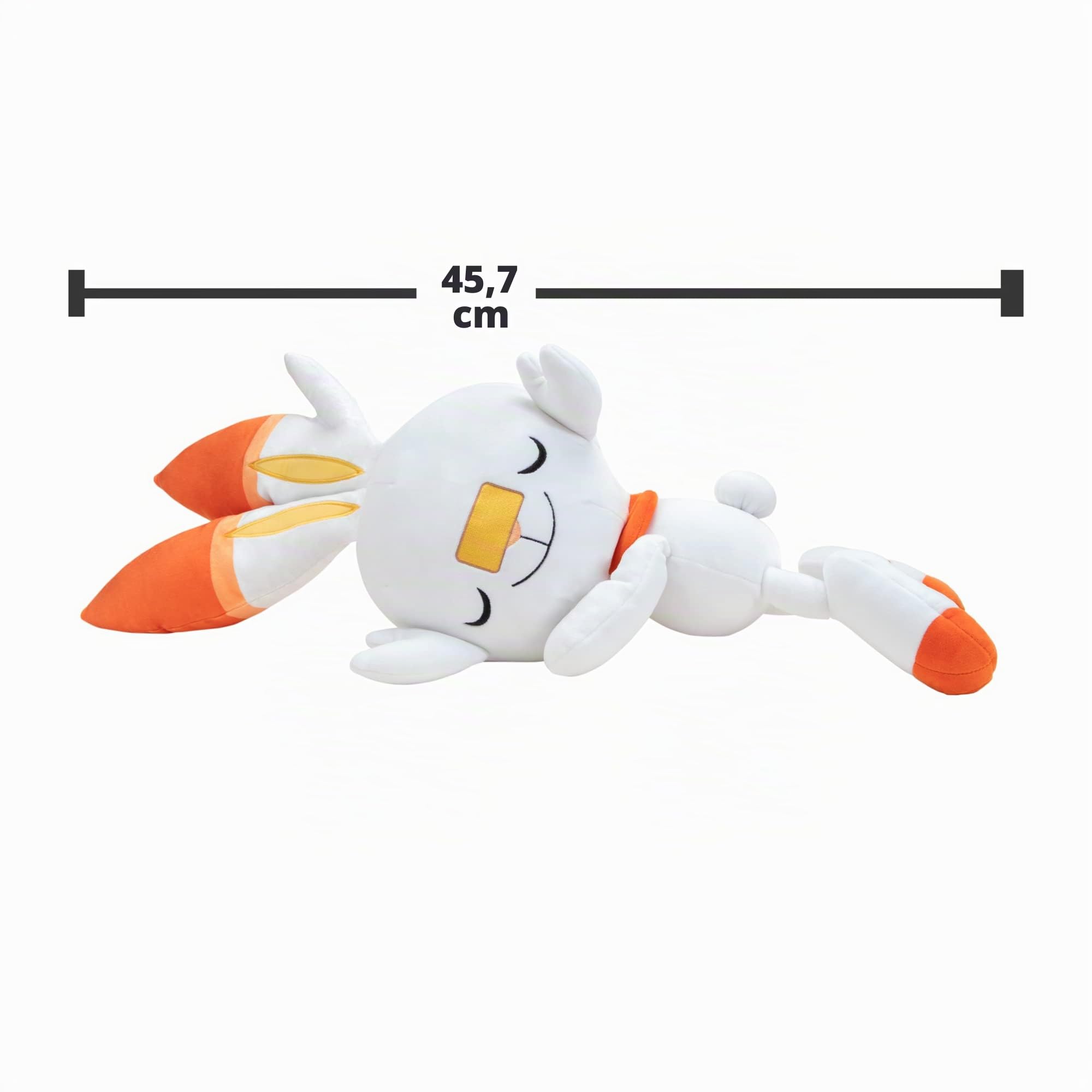 Pokemon 18" Sleeping Plush (Scorbunny) PKW2704