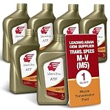 Idemitsu ATF Type M Automatic Transmission Fluid – 1 Quart, Pack of 6 | Compatible with Mazda and Ford | Part Number: 30040092-75000C020 | Superior Wear Protection and Performance