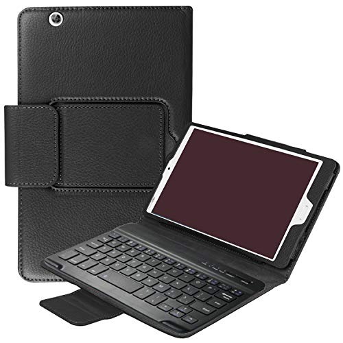 �yPCATEC�z NTT docomo dtab Compact d-01J / Huawei MediaPad M3 8.4 ��p���U�[�P�[�X�t�� Bluetooth �L�[�{�[�h��US�z�񁙃��[�}�����͑Ή� (�u���b�N)