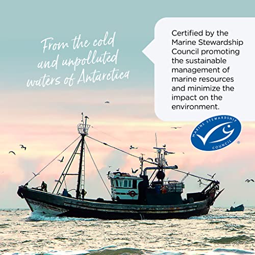 Healthspan Krill Oil 1,200mg | 60 Capsules | Naturally Rich in Astaxanthin | Sustainably Sourced | Vanilla Flavoured | Astaxanthin | Marine Phospholipids - Image 4